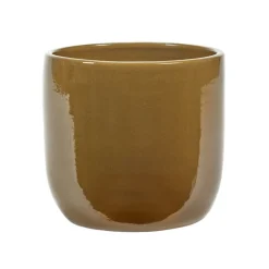 Serax Glazed Shades pot, mustard