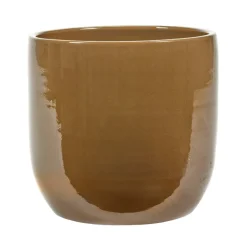 Serax Glazed Shades pot, mustard