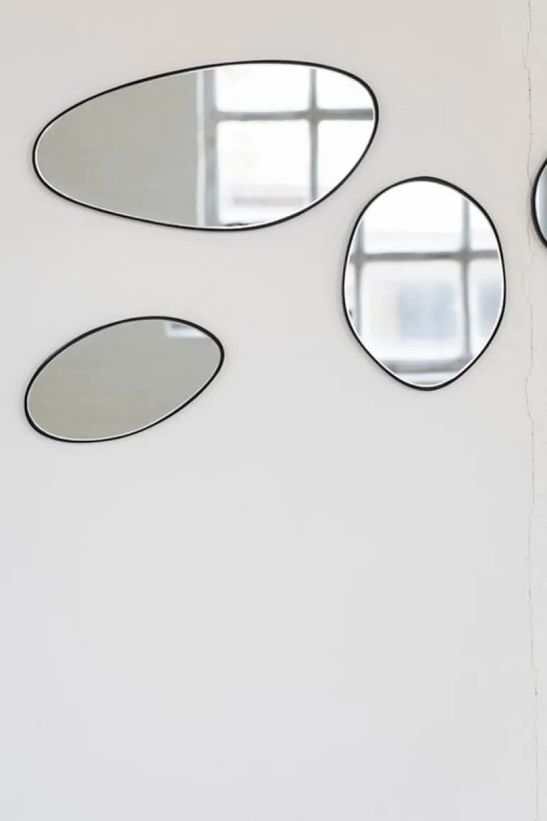 Serax Marie mirror, D, black