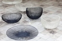 Serax Meo basket, oval, black