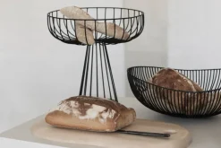 Serax Meo basket, oval, black