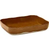Serax Merci No 10 oven dish, ochre/brown