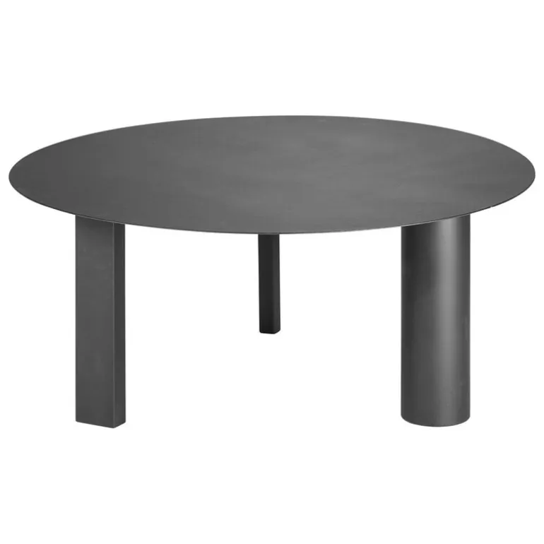 Serax Metal Sculptures side table, L, black tubes