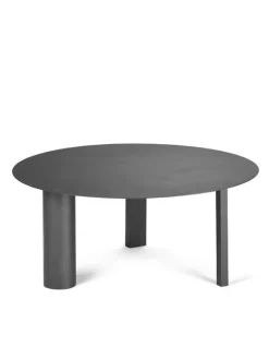 Serax Metal Sculptures side table, L, black tubes