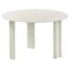 Serax Metal Sculptures side table, M, cream tubes