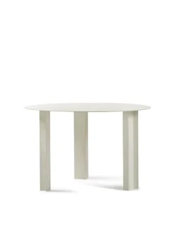 Serax Metal Sculptures side table, M, cream tubes