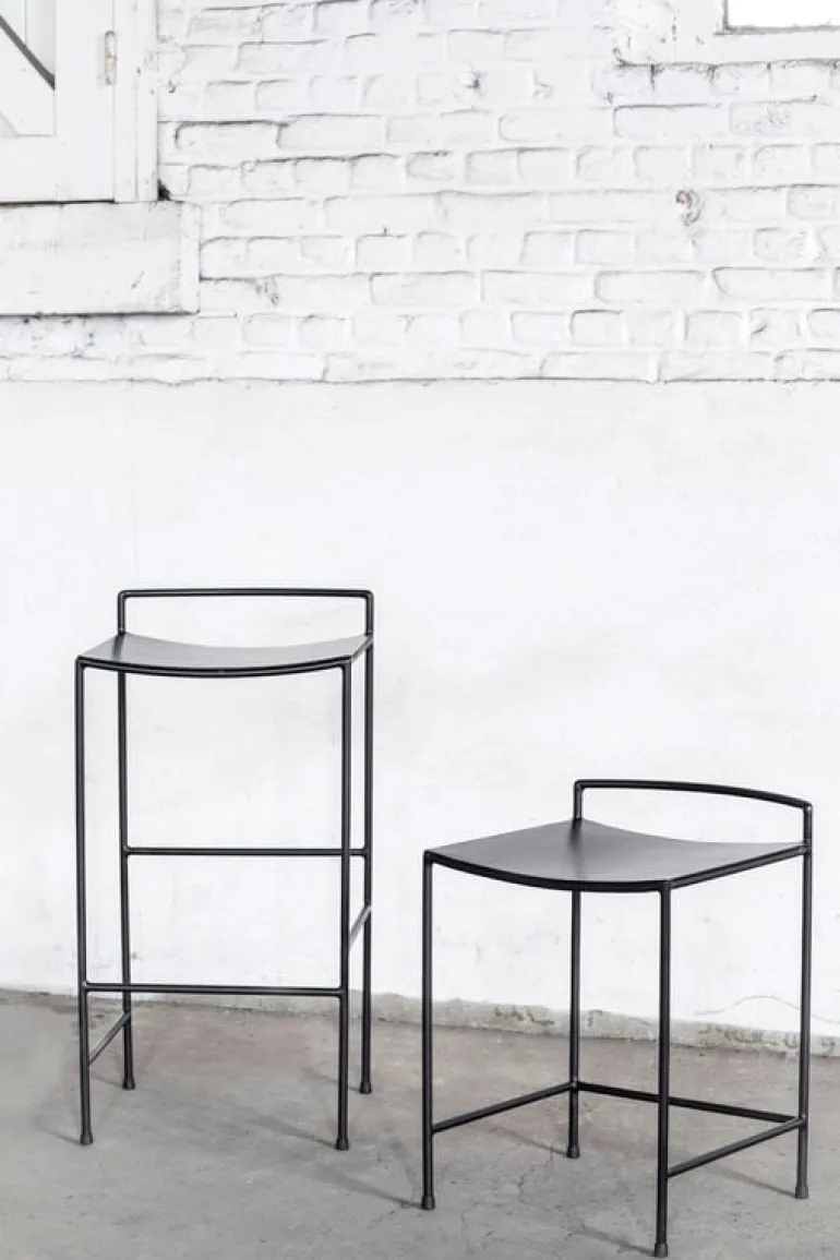 Serax Nello bar stool, 64 cm, black