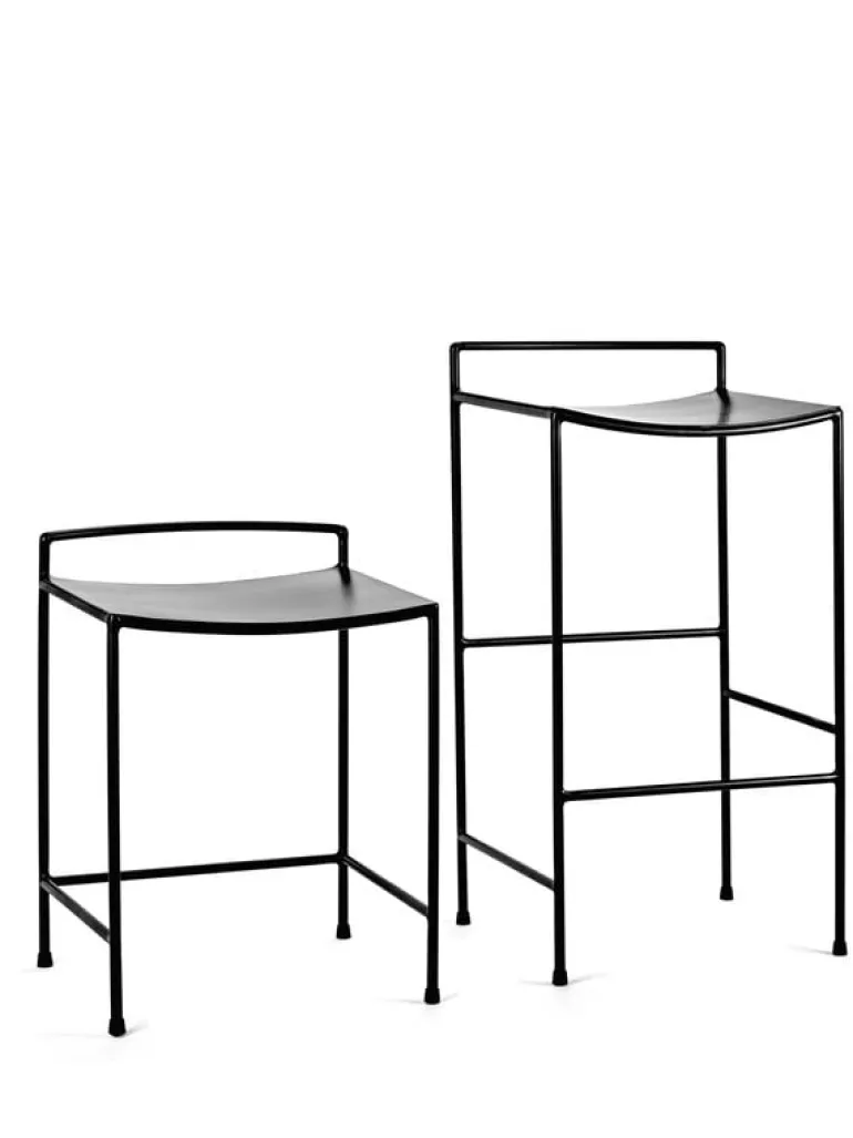 Serax Nello bar stool, 64 cm, black