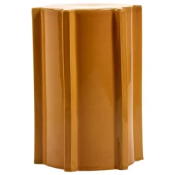 Serax Pawn Geometrical side table, 45,4 cm, ochre