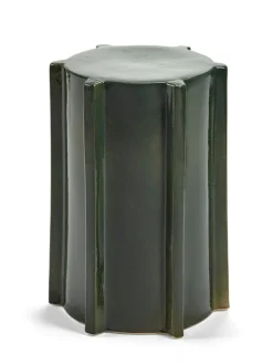 Serax Pawn Geometrical side table, 45,4 cm, dark green