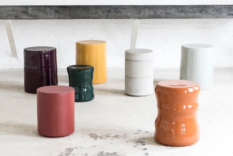 Serax Pawn side table, 46 cm, ochre