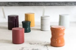 Serax Pawn stool, 45,5 cm, concrete