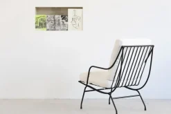 Serax Stresa lounge chair, white - black