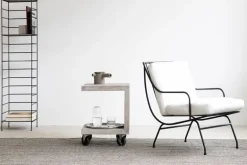 Serax Stresa lounge chair, white - black