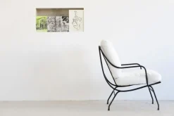 Serax Stresa lounge chair, white - black