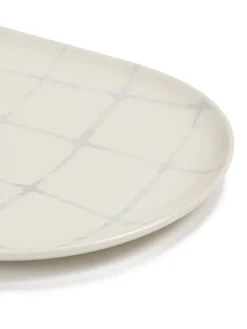 Serax Zuma serving dish, 26 x 47 cm, salt