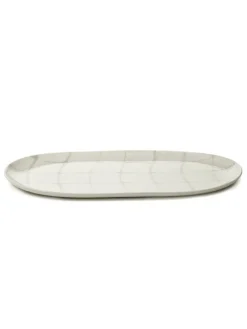 Serax Zuma serving dish, 26 x 47 cm, salt