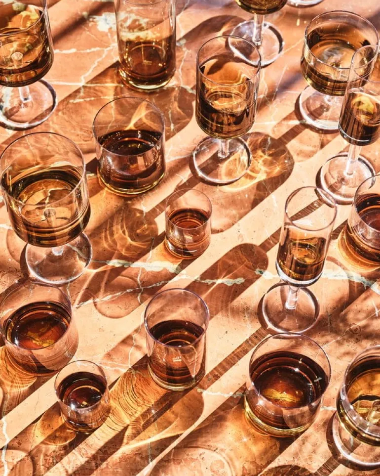 Serax Zuma tumbler, S, amber