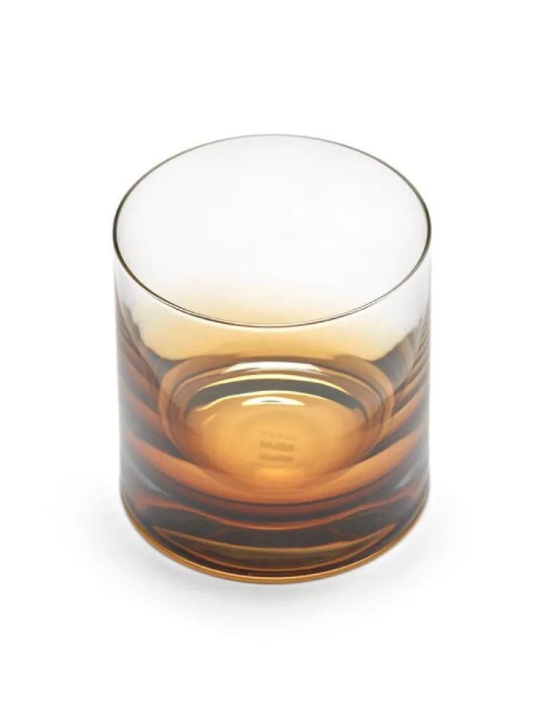 Serax Zuma whisky glass, amber