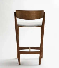 Sibast No 7 bar stool, 65 cm, smoked oak - grey Remix 123