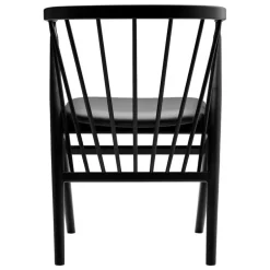 Sibast No 8 chair, black - black leather