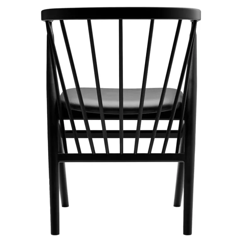 Sibast No 8 chair, black beech - black leather