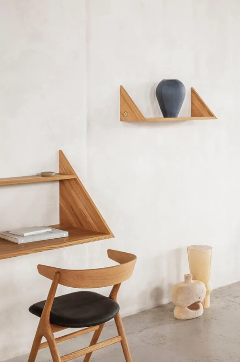 Sibast No 9 chair, oiled oak - anthracite leather