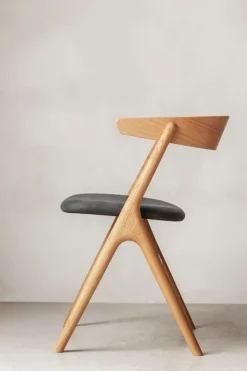 Sibast No 9 chair, oiled oak - anthracite leather