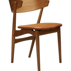 Sibast No 7 chair, oiled oak - cognac leather