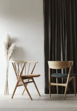 Sibast No 8 chair,  oiled oak - cognac leather