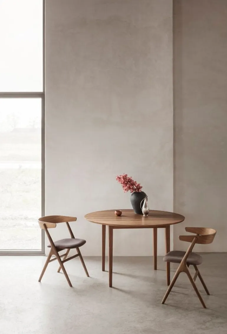 Sibast No 9 chair, smoked oak - anthracite leather