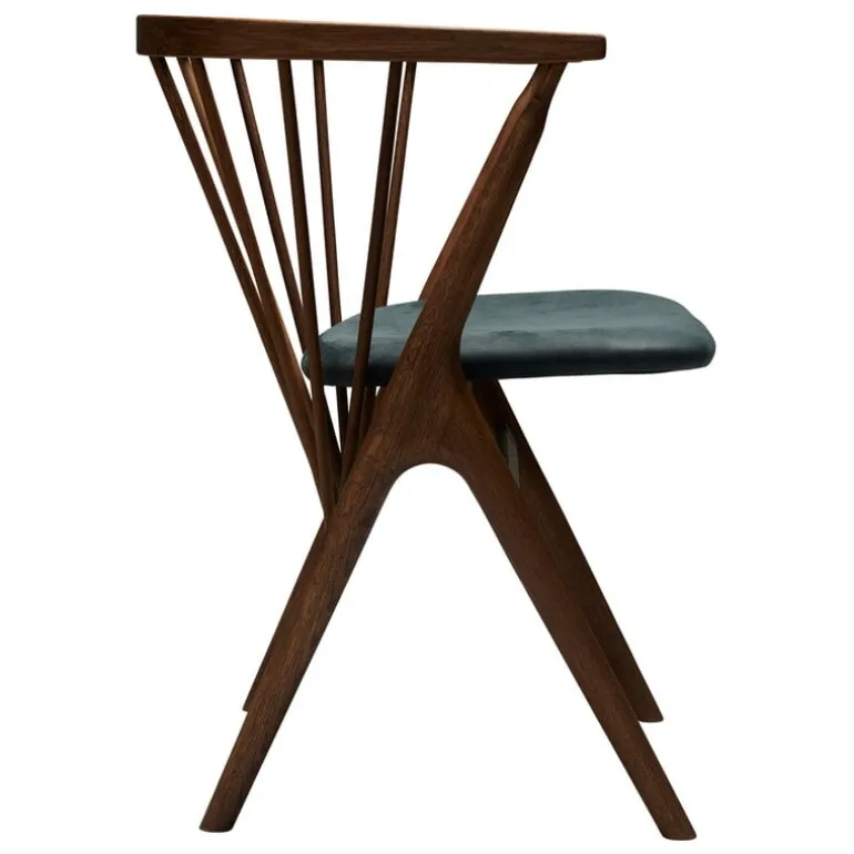 Sibast No 8 chair, smoked oak - anthracite leather