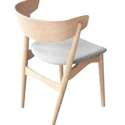Sibast No 7 chair, soaped oak - grey fabric