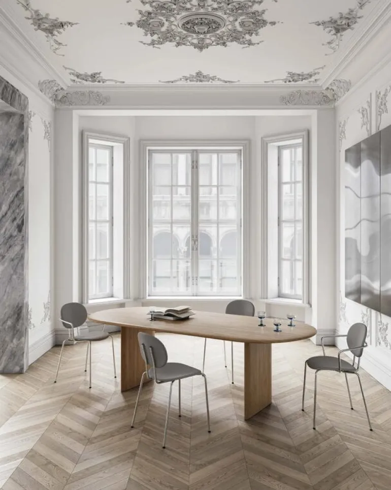 Sibast No 7 dining table, oval, 200 x 95 x 74 cm, oiled oak