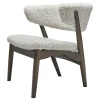 Sibast No 7 Lounge chair, fully upholstered, dark oiled oak - sheepskin
