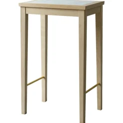 Sibast No 1 side table, 35 x 25 cm, soaped oak - white marble