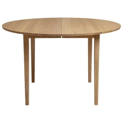 Sibast No 3 table, 120 cm, extendable, white oiled oak