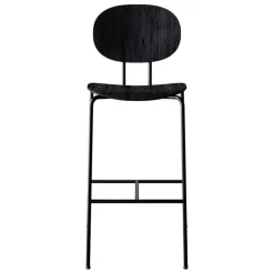 Sibast Piet Hein bar stool 75 cm, black - black lacquered oak