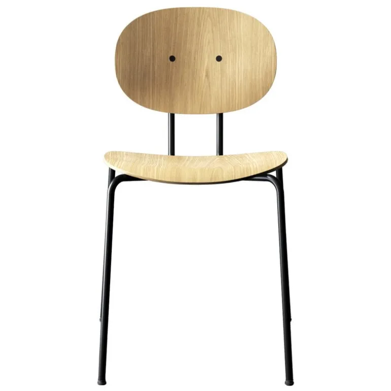 Sibast Piet Hein chair, black - white lacquered oak