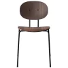Sibast Piet Hein chair, black - lacquered walnut