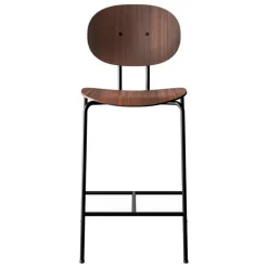Sibast Piet Hein counter stool 65 cm, black - lacquered walnut