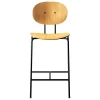 Sibast Piet Hein counter stool 65 cm, black - oiled oak
