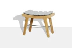 Sibast RIB stool, teak - stainless steel