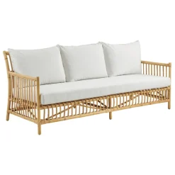 Sika-Design Caroline sofa, natural rattan - white