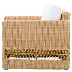 Sika-Design Carrie lounge chair, natural - white