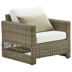 Sika-Design Carrie lounge chair, antique grey - white