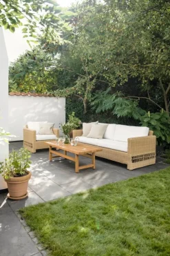 Sika-Design Carrie sofa, natural - white