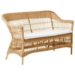 Sika-Design Charlot 2-seater sofa, natural - white