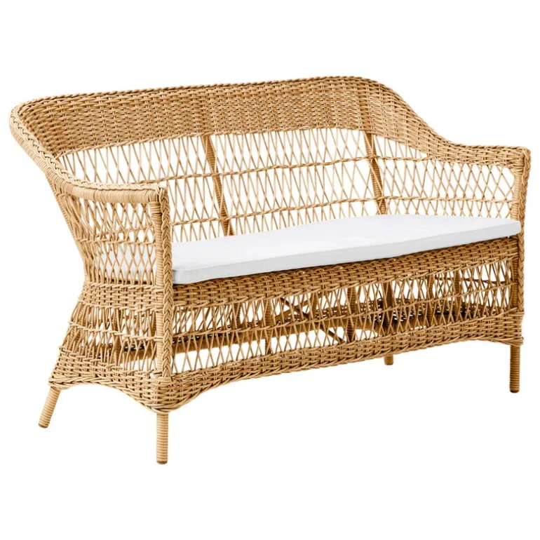 Sika-Design Charlot 2-seater sofa, natural - white