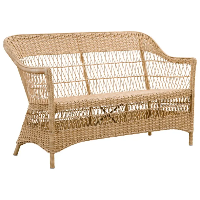 Sika-Design Charlot 2-seater sofa, natural - white